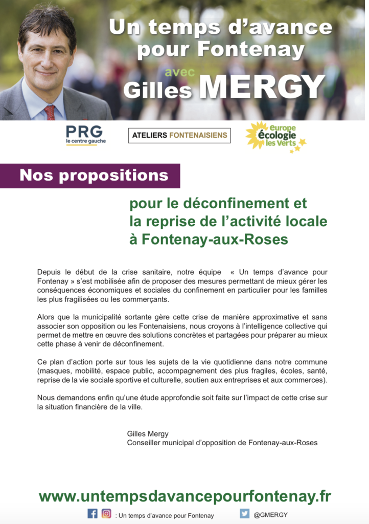 plan deconfinement Fontenay